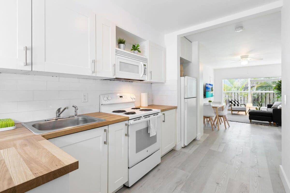 Charming 2 Bedroom Apartment In Victoria Park Форт-Лодердейл Экстерьер фото